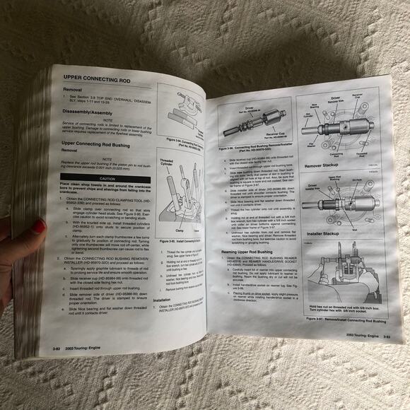 2003 Harley Davidson Touring Models Service Manual Repair Technician Original - Picture 4 of 8